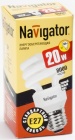 Лампа э/сб Navigator NСL-SH10-20-827-E27 теплый (20Вт)