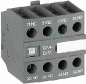 ABB CA4-22E Блок контактный дополнительный (2НО+2НЗ) для контакторов AF09…AF38 (1SBN010140R1022)