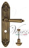 Дверная ручка Venezia на планке PL90 мод. Castello (мат. бронза) сантехническая