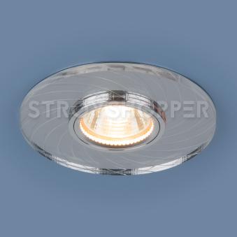 Встраиваемый точечный светильник с LED подсветкой 2203 MR16 CL прозрачный